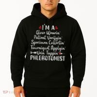 Phlebotomist Phlebotomy Technician Funny Nurse Clinical Hoodie thumb 2