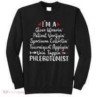 Phlebotomist Phlebotomy Technician Funny Nurse Clinical Sweatshirt thumb 0