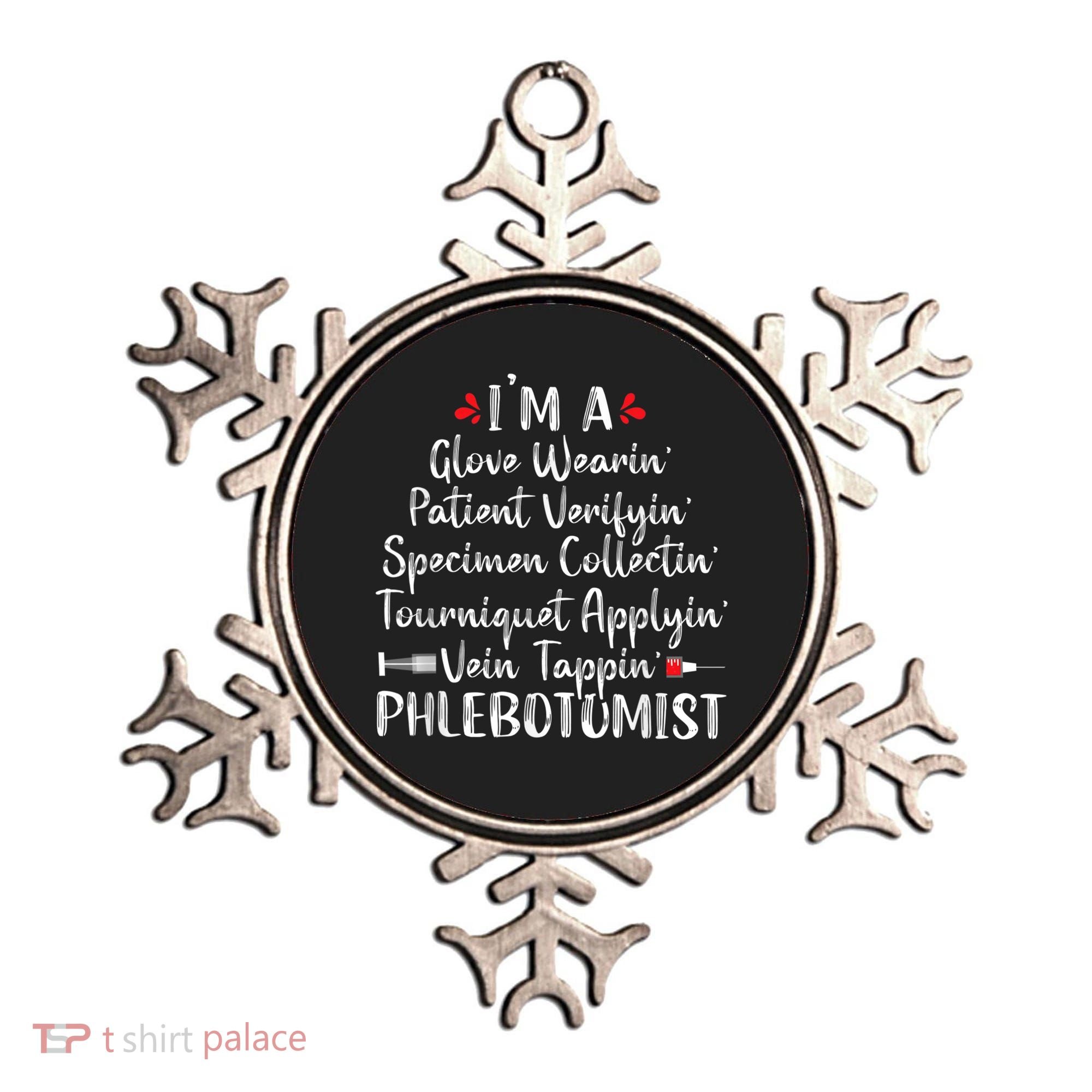 Phlebotomist Phlebotomy Technician Funny Nurse Clinical Ornament