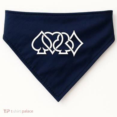 Poker Player Texas Hold'Em Poker USA-Made Doggie Bandana