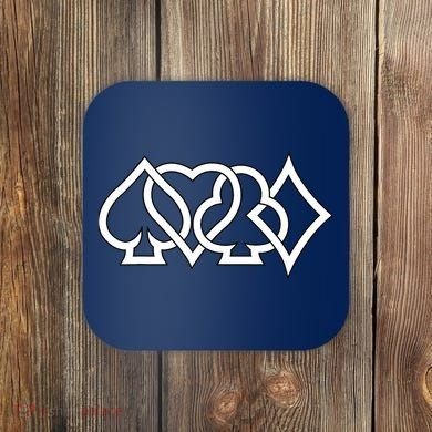 Poker Player Texas Hold'Em Poker Coaster
