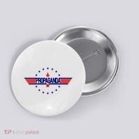 Propaganda Political Top Gun Button thumb 0