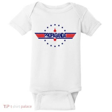 Propaganda Political Top Gun Baby Bodysuit