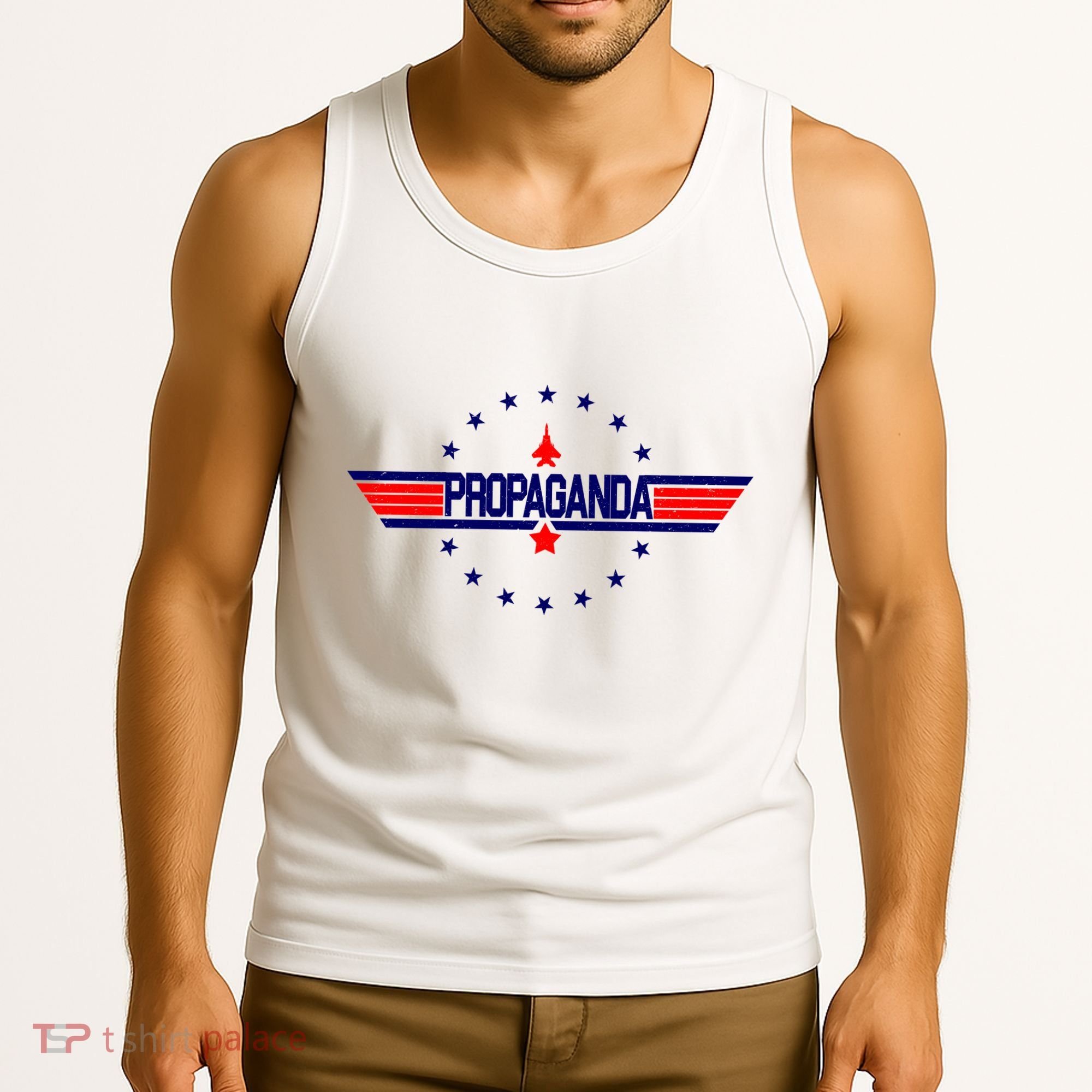 Propaganda Political Top Gun Tank Top