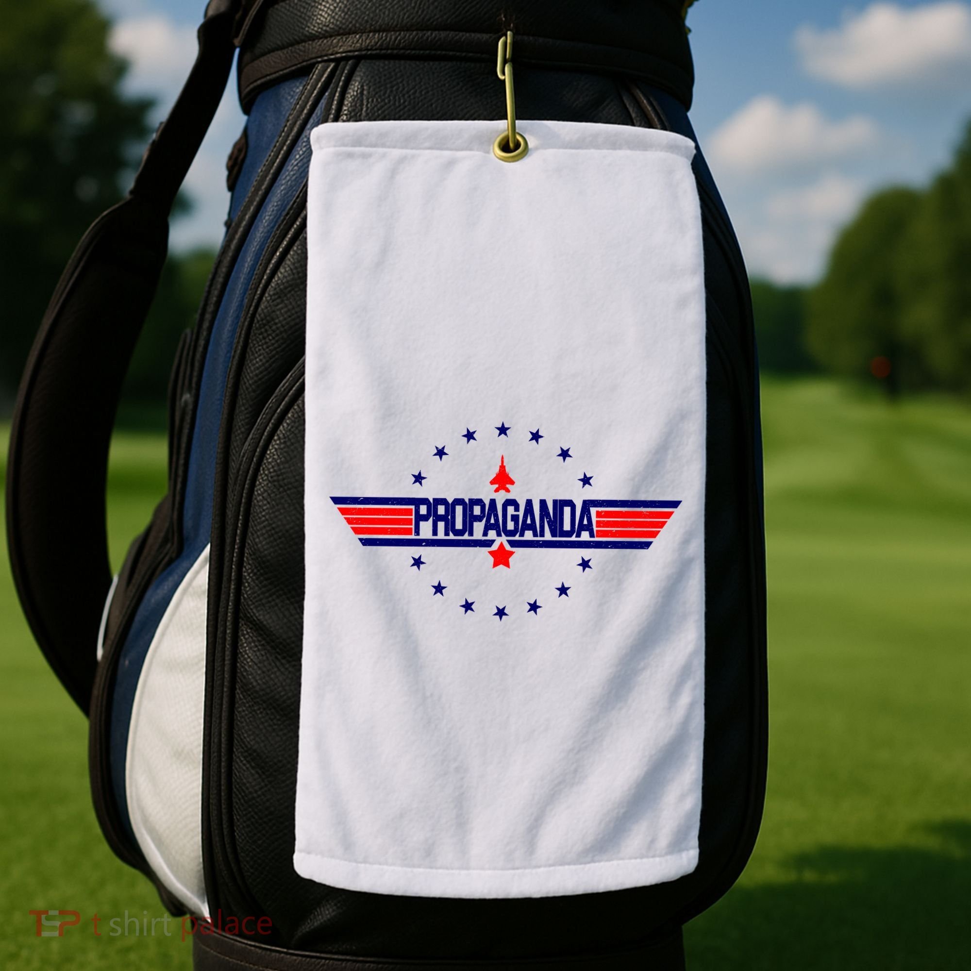 Propaganda Political Top Gun Golf Towel