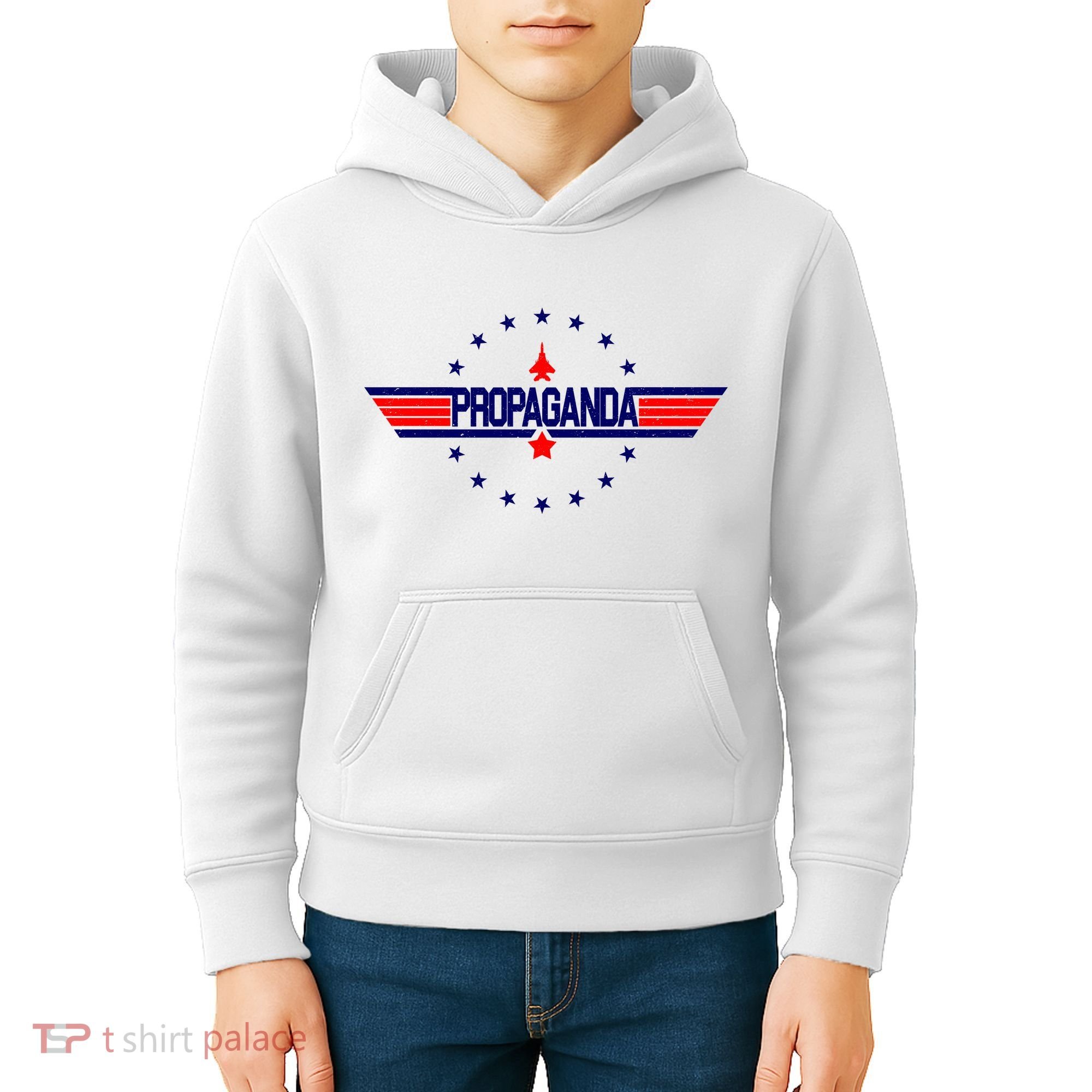 Propaganda Political Top Gun Kids Hoodie
