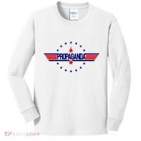 Propaganda Political Top Gun Kids Long Sleeve Shirt thumb 0
