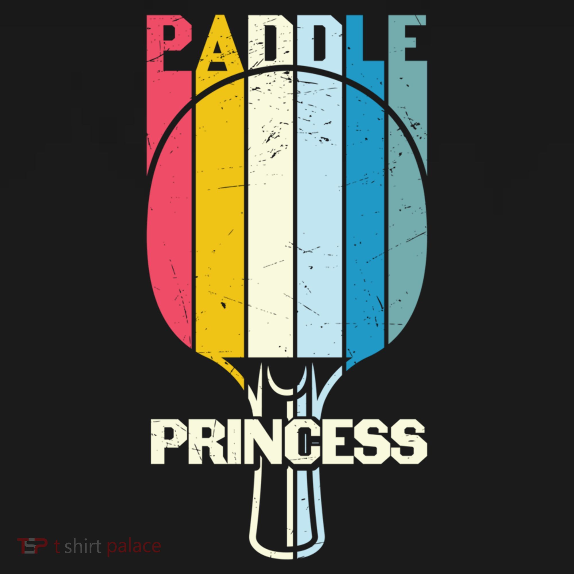 Paddle Princess Table Tennis Mom Funny Ping Pong Cute Gift Women's Hoodie
