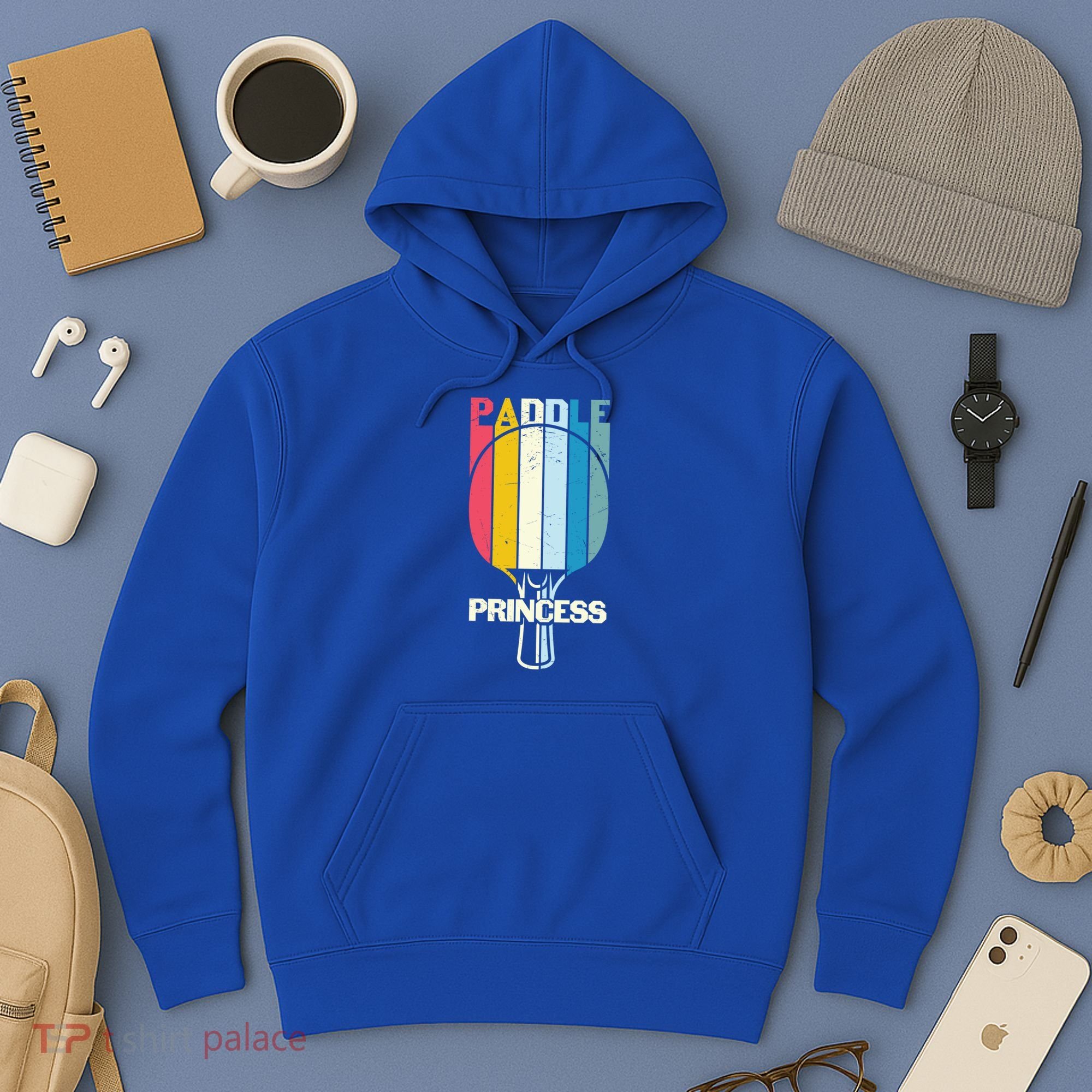 Paddle Princess Table Tennis Mom Funny Ping Pong Cute Gift Hoodie