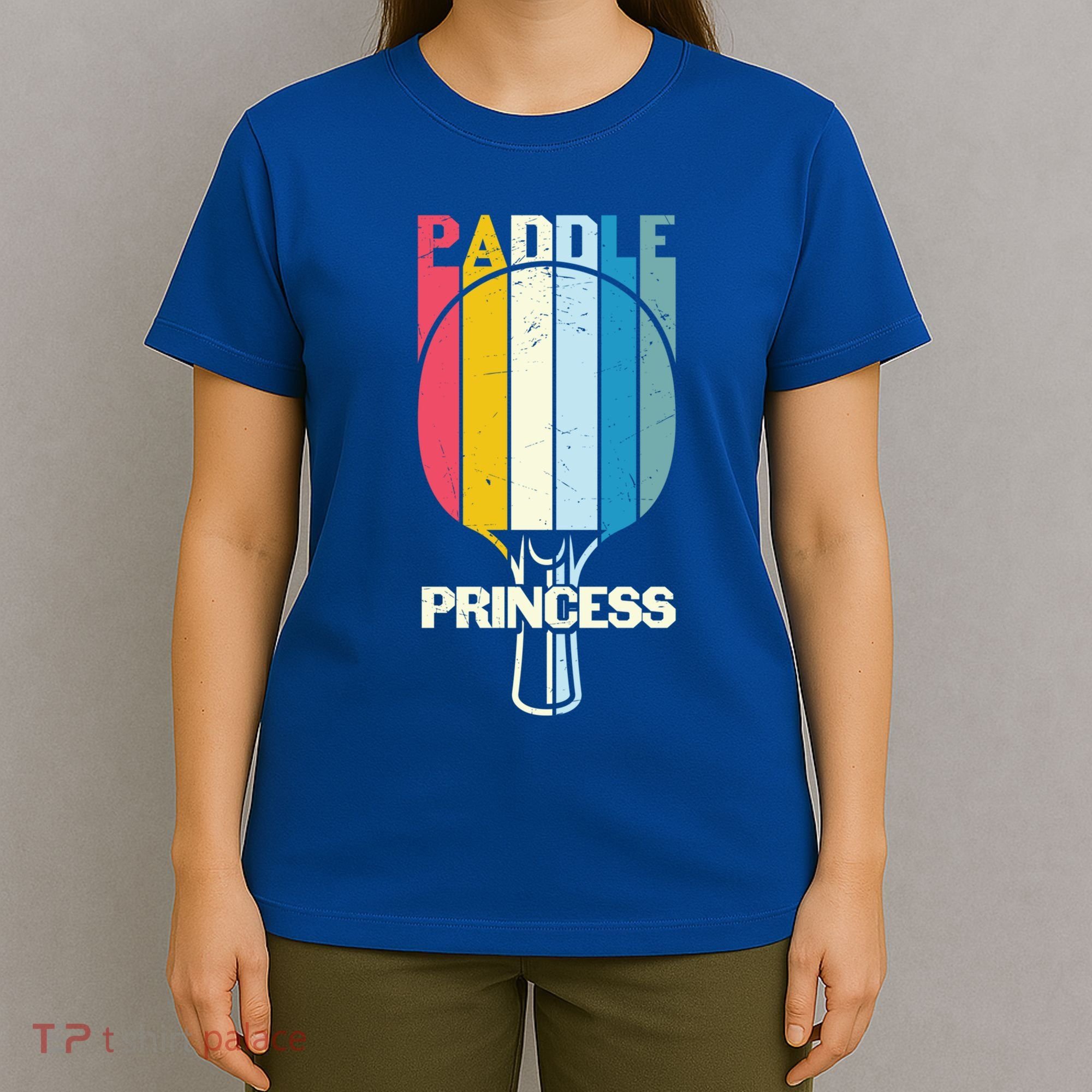 Paddle Princess Table Tennis Mom Funny Ping Pong Cute Gift T-Shirt