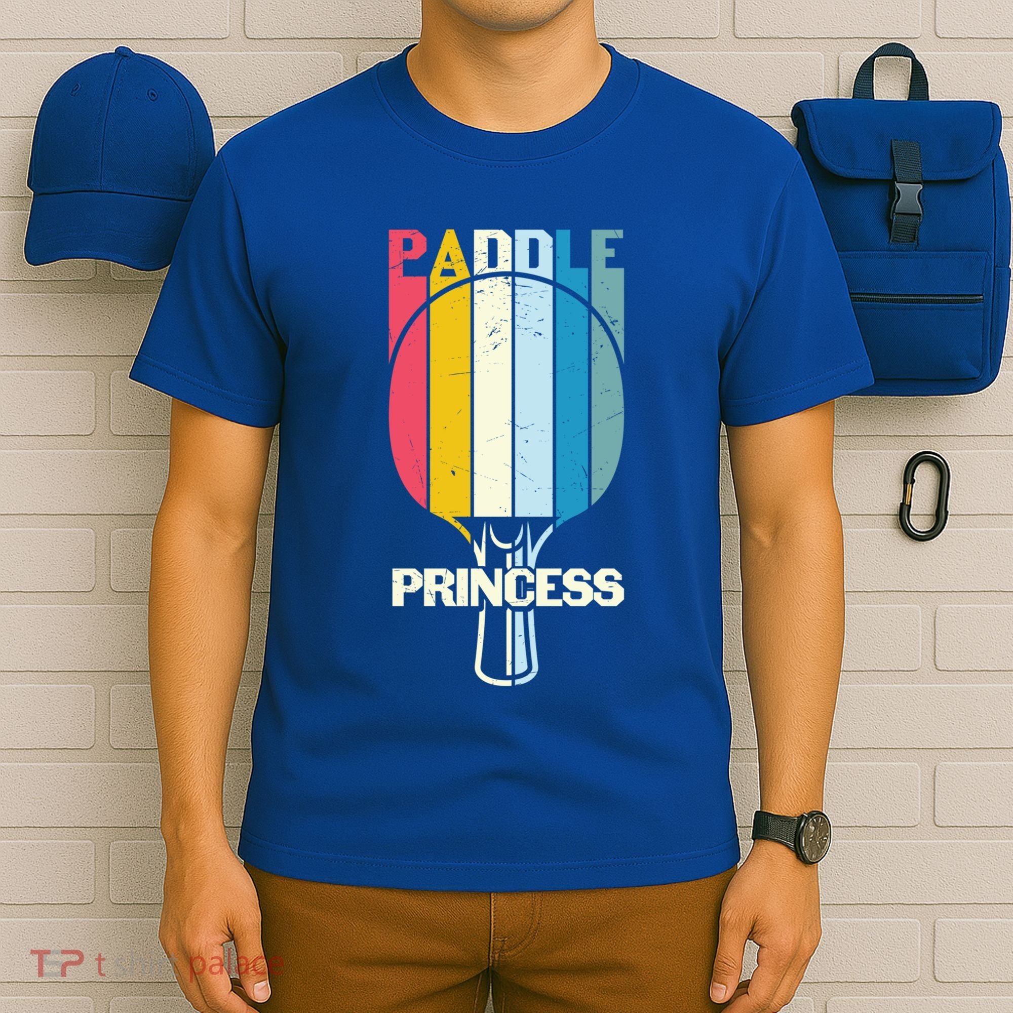 Paddle Princess Table Tennis Mom Funny Ping Pong Cute Gift T-Shirt