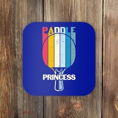 Paddle Princess Table Tennis Mom Funny Ping Pong Cute Gift Coaster