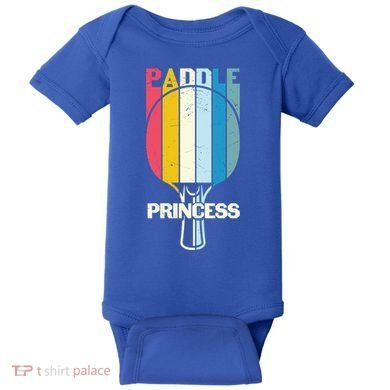 Paddle Princess Table Tennis Mom Funny Ping Pong Cute Gift Baby Bodysuit