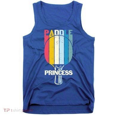 Paddle Princess Table Tennis Mom Funny Ping Pong Cute Gift Tank Top
