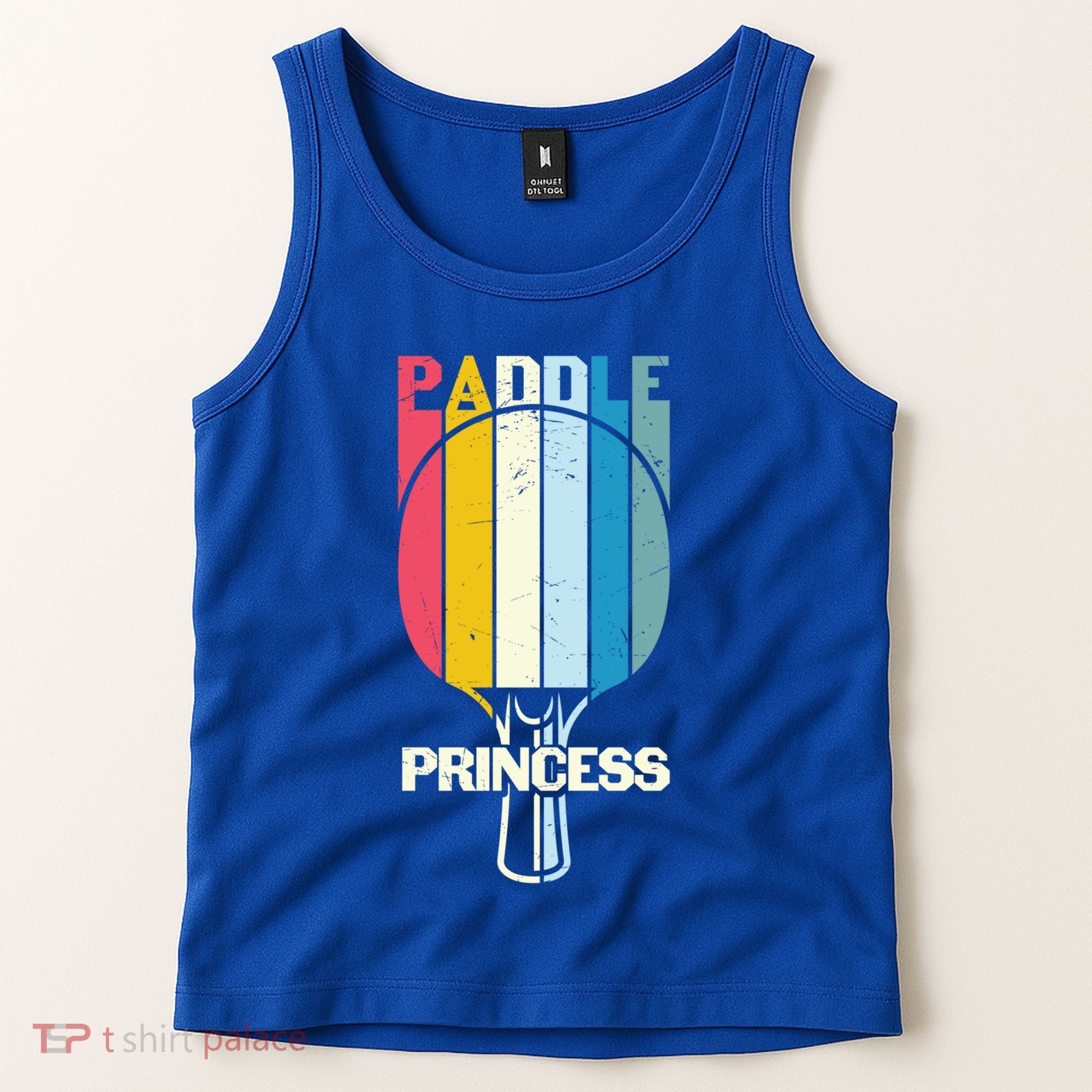 Paddle Princess Table Tennis Mom Funny Ping Pong Cute Gift Tank Top