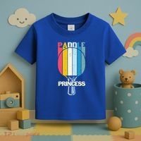 Paddle Princess Table Tennis Mom Funny Ping Pong Cute Gift Toddler T-Shirt thumb 3