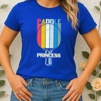 Paddle Princess Table Tennis Mom Funny Ping Pong Cute Gift Women's T-Shirt thumb 2