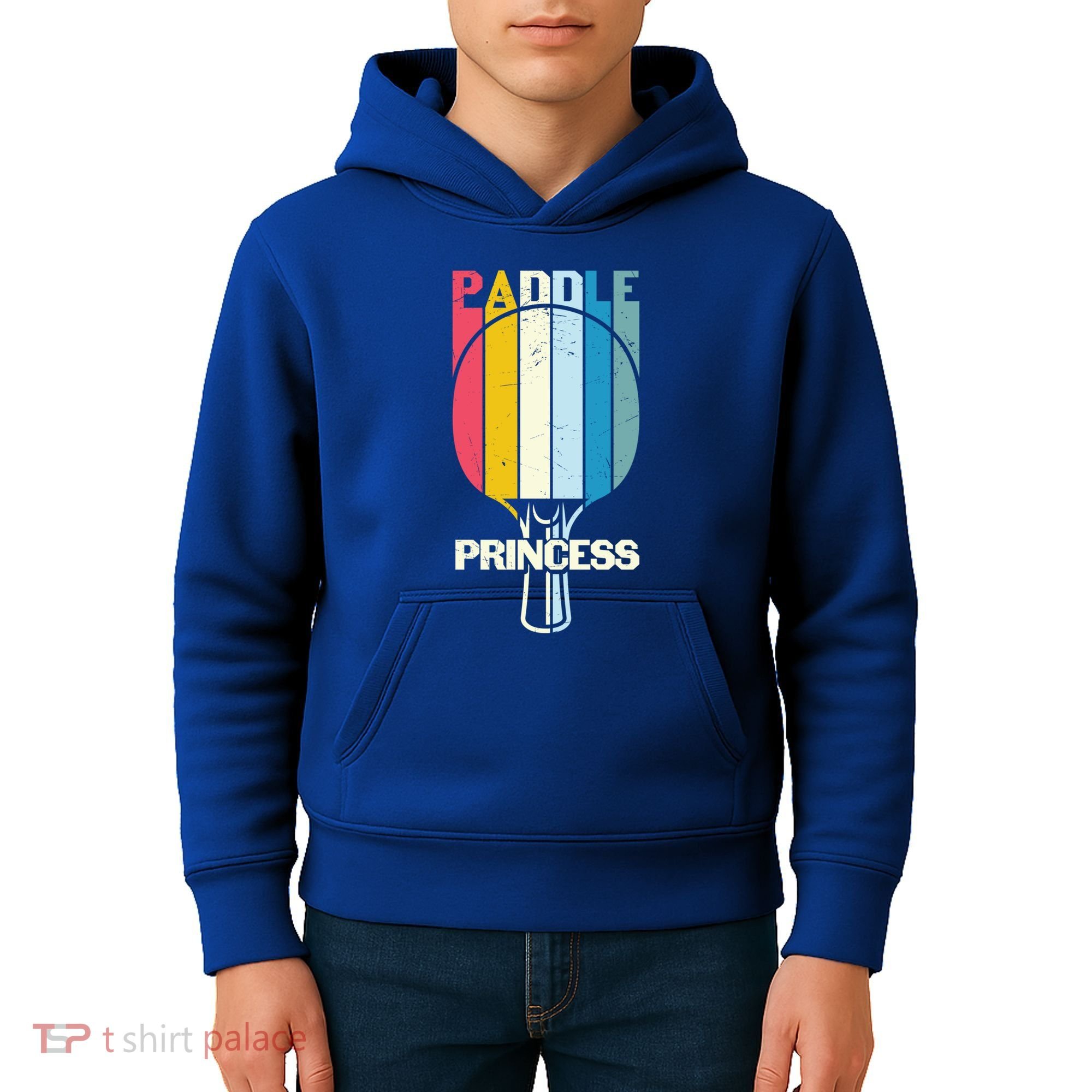 Paddle Princess Table Tennis Mom Funny Ping Pong Cute Gift Kids Hoodie