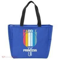 Paddle Princess Table Tennis Mom Funny Ping Pong Cute Gift Tote Bag thumb 0