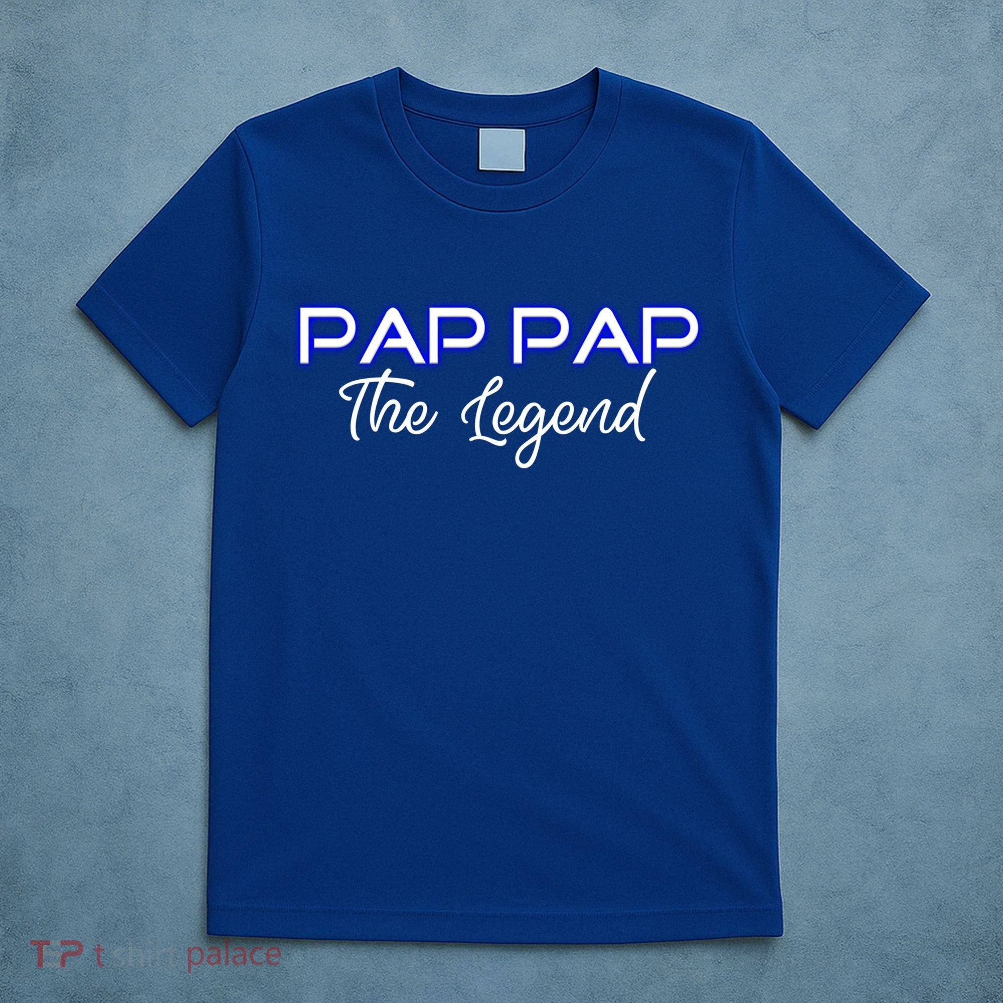 Pap Pap The Legend Gramps Granddad American Grandpa Gift T-Shirt
