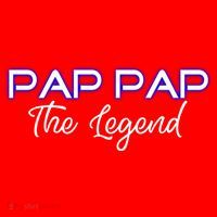Pap Pap The Legend Gramps Granddad American Grandpa Gift Santa Hat thumb 1