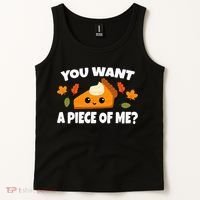 Pumpkin Pie Thanksgiving You Want A Piece Of Me Tank Top thumb 2