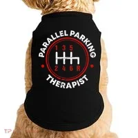 Parallel Parking Therapist Funny Driving School Doggie Tank thumb 0