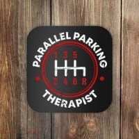 Parallel Parking Therapist Funny Driving School Coaster thumb 0