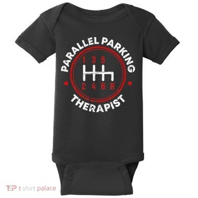 Parallel Parking Therapist Funny Driving School Baby Bodysuit