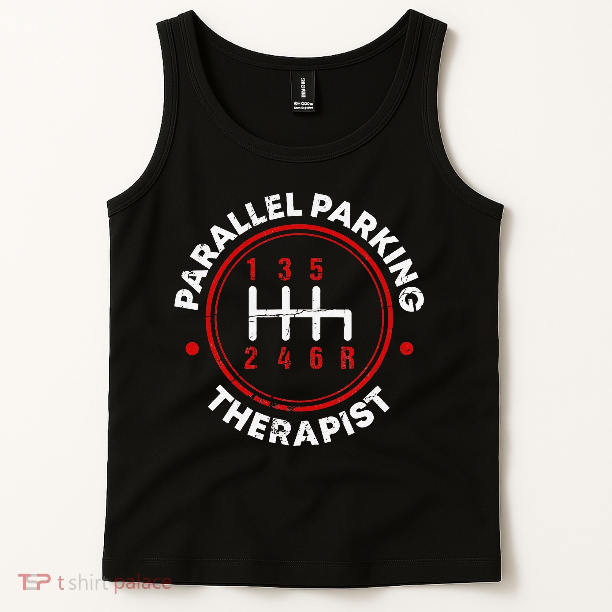 Parallel Parking Therapist Funny Driving School Tank Top