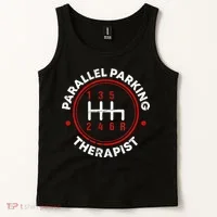 Parallel Parking Therapist Funny Driving School Tank Top thumb 2