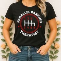 Parallel Parking Therapist Funny Driving School Women's T-Shirt thumb 2