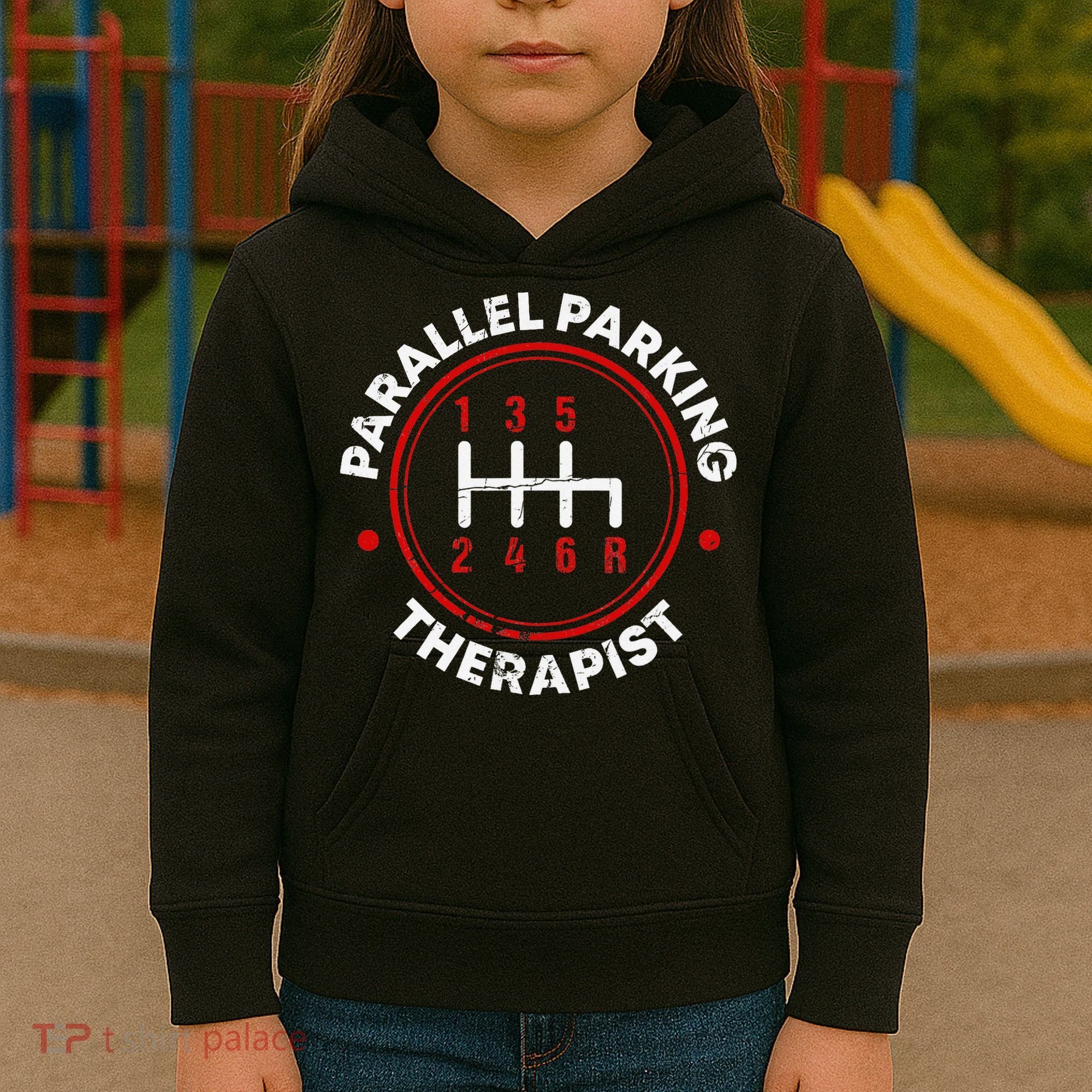 Parallel Parking Therapist Funny Driving School Kids Hoodie