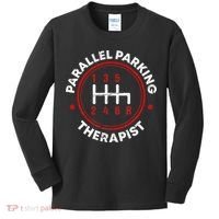 Parallel Parking Therapist Funny Driving School Kids Long Sleeve Shirt thumb 0