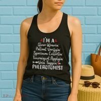 Phlebotomist Phlebotomy Technician Funny Nurse Clinical Women's Tank Top thumb 2