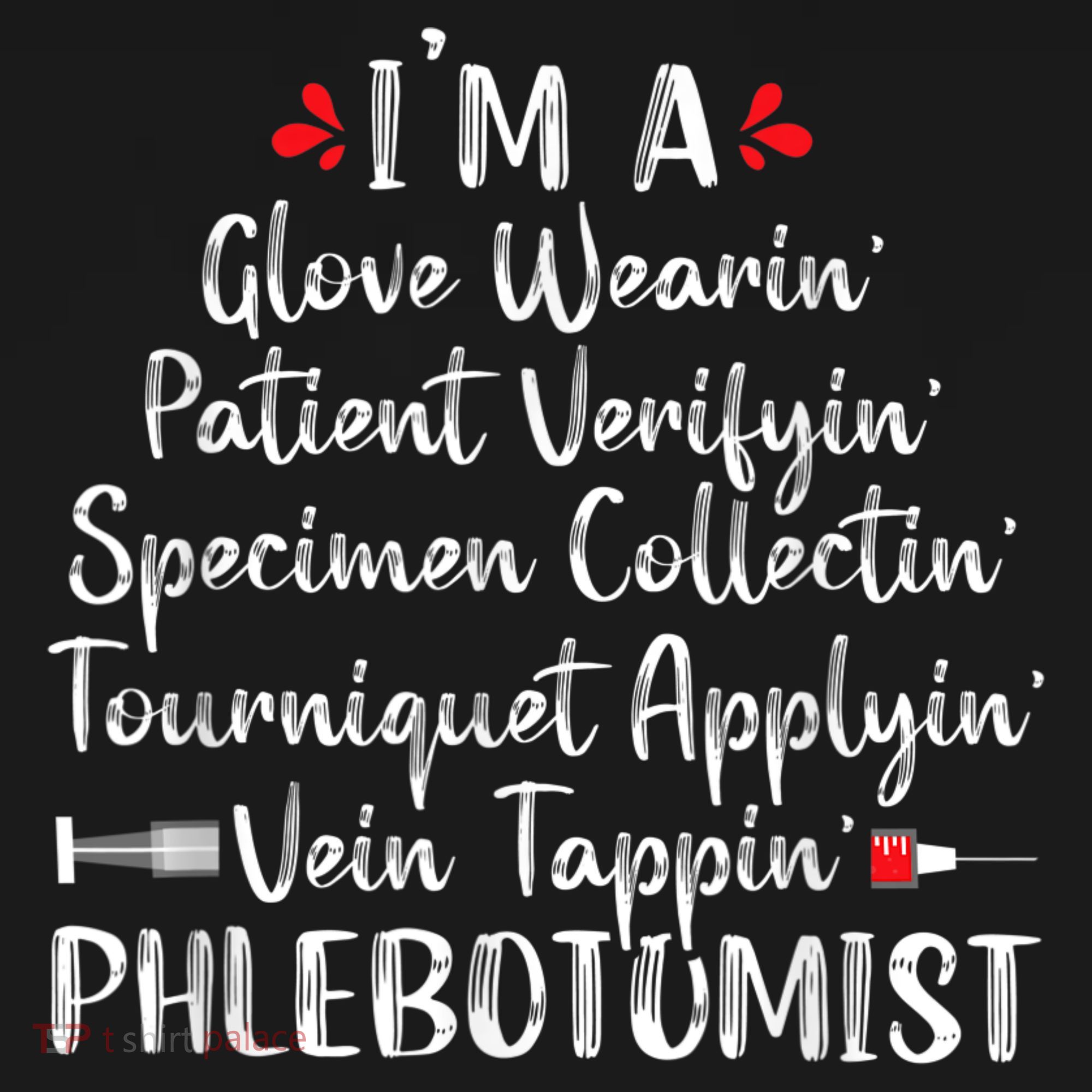 Phlebotomist Phlebotomy Technician Funny Nurse Clinical Women's Tank Top