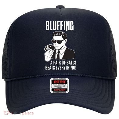 Poker Player Texas Hold'Em Night Bluffing Funny Poker Hat