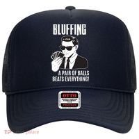 Poker Player Texas Hold'Em Night Bluffing Funny Poker Hat thumb 0