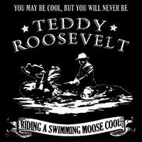 Progressive Party Teddy Riding Moose Cool Teddy Roosevelt Doggie Tank thumb 4
