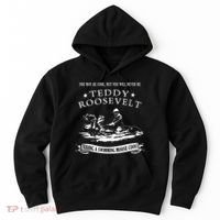 Progressive Party Teddy Riding Moose Cool Teddy Roosevelt Hoodie thumb 0