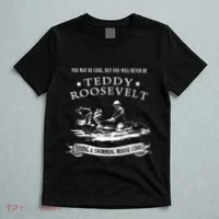 Progressive Party Teddy Riding Moose Cool Teddy Roosevelt T-Shirt thumb 5