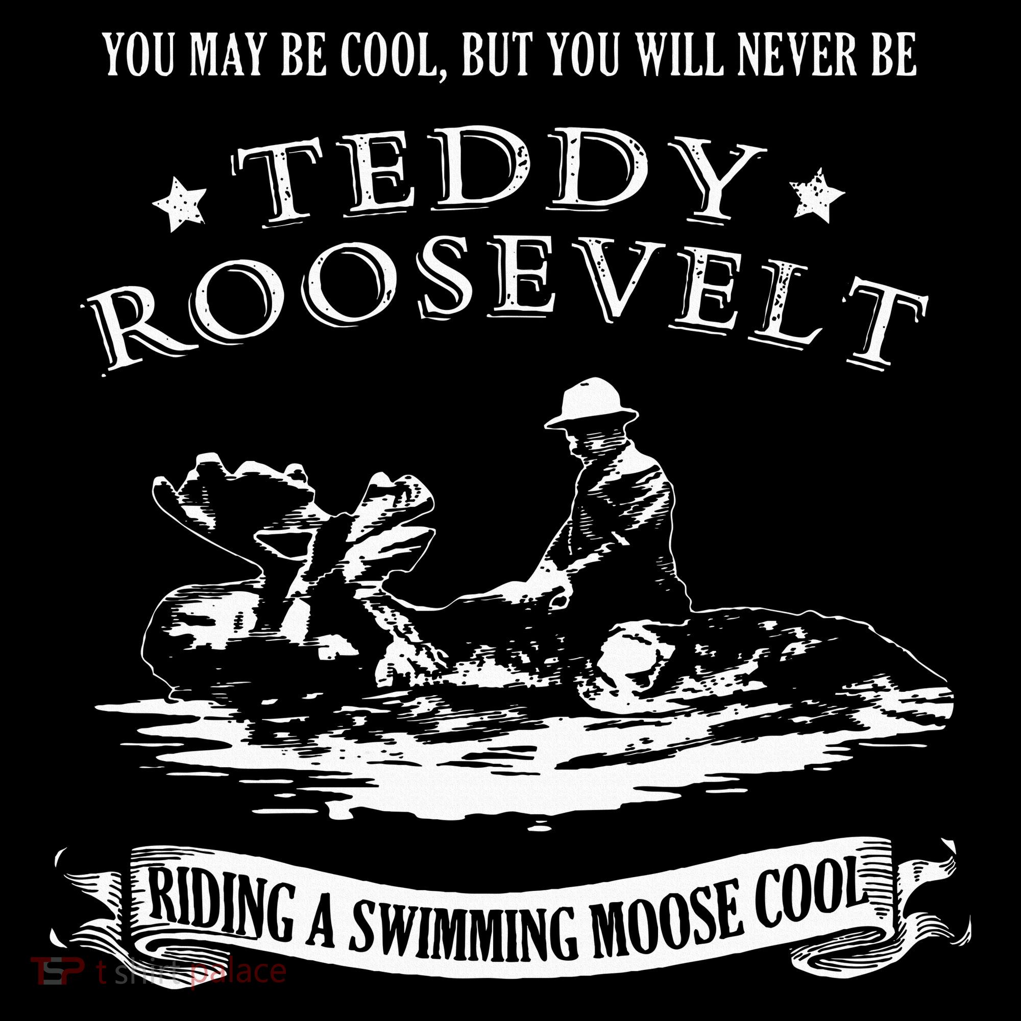 Progressive Party Teddy Riding Moose Cool Teddy Roosevelt Coaster