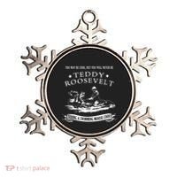 Progressive Party Teddy Riding Moose Cool Teddy Roosevelt Ornament thumb 0