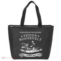 Progressive Party Teddy Riding Moose Cool Teddy Roosevelt Tote Bag thumb 0