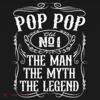 Pop Pop The Man The Myth The Legend Funny Fathers Day Gift Sweatshirt thumb 3