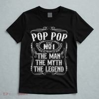 Pop Pop The Man The Myth The Legend Funny Fathers Day Gift T-Shirt thumb 5