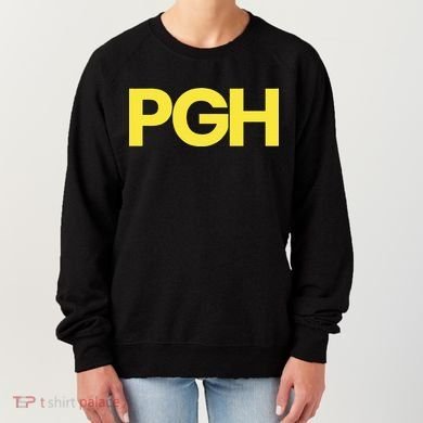 Pittsburgh Pgh Text Retro Throwback Pennsylvania Women's Sweatshirt