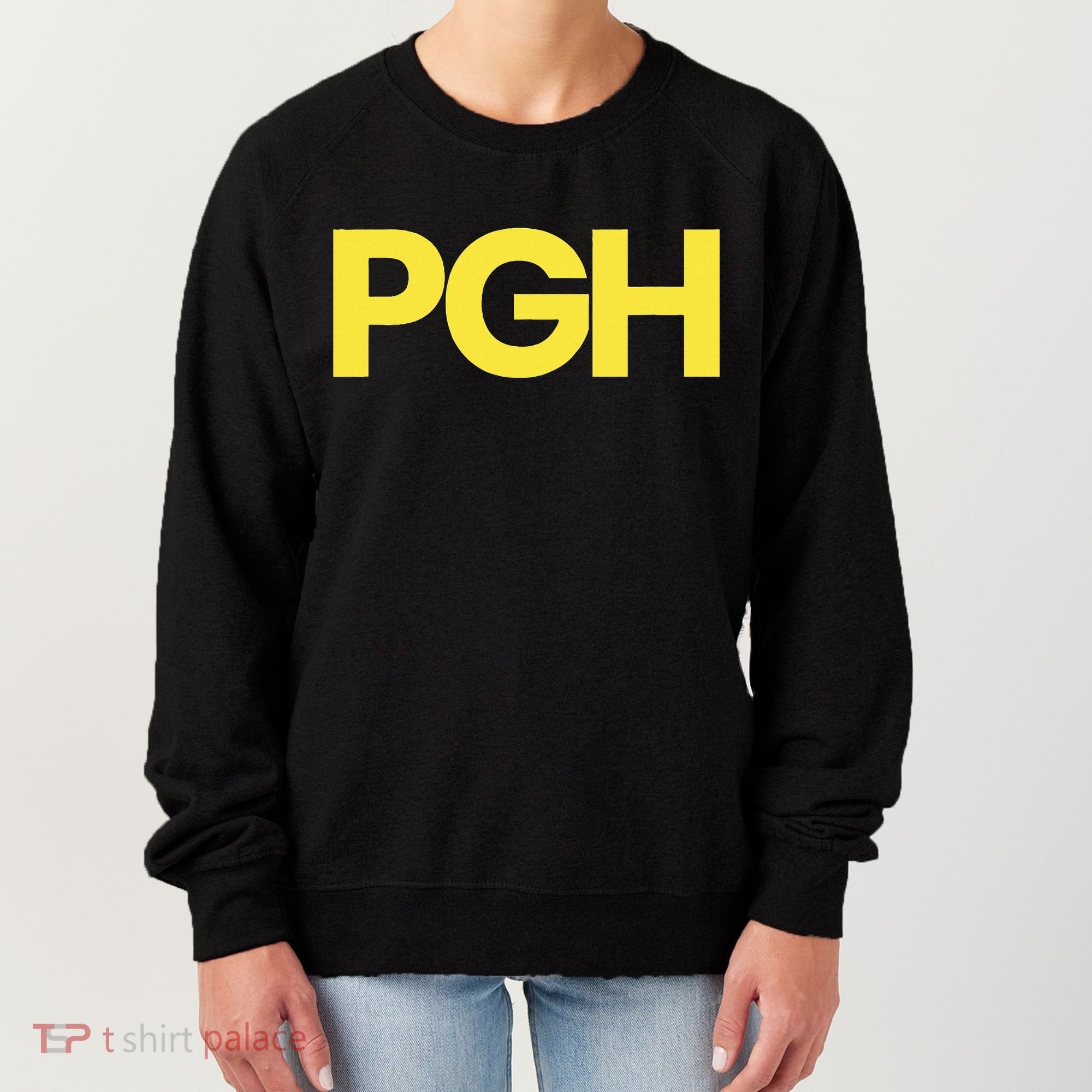 Pittsburgh Pgh Text Retro Throwback Pennsylvania Women's Sweatshirt