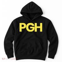 Pittsburgh Pgh Text Retro Throwback Pennsylvania Hoodie thumb 0
