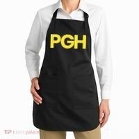 Pittsburgh Pgh Text Retro Throwback Pennsylvania Apron thumb 2